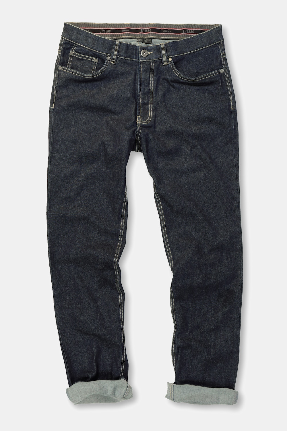 Grote Maten jeans regular fit, Heren, blauw, Maat: 54, Katoen, JP1880