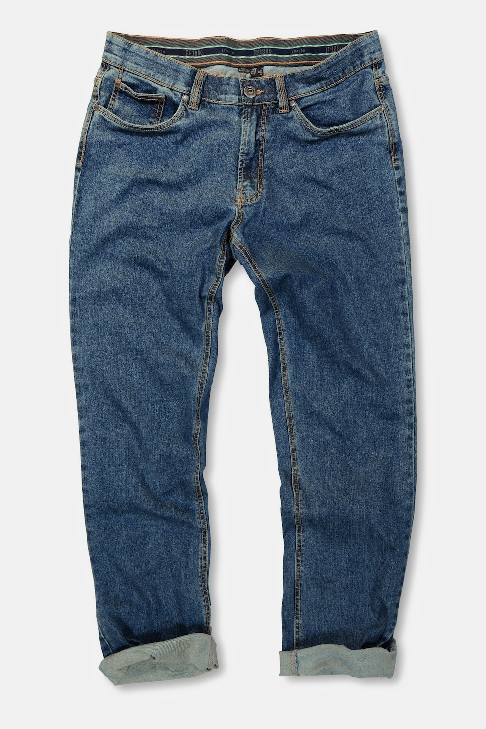 Grote Maten jeans regular fit, Heren, blauw, Maat: 31, Katoen, JP1880