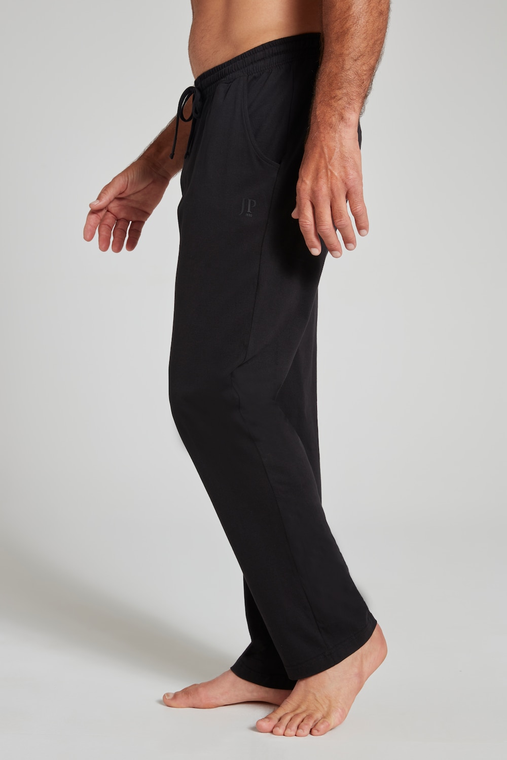 Stora storlekar Pyjamasbyxa, Her, svart, storlek: 9XL, Bomull/Polyester, JP1880