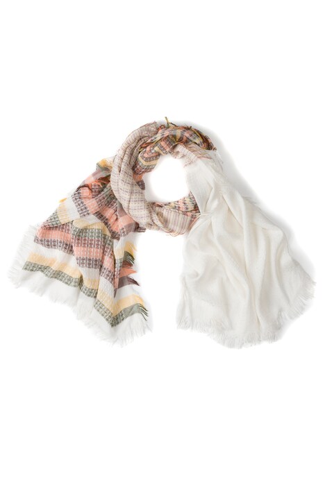 Multi Border Stripe Scarf