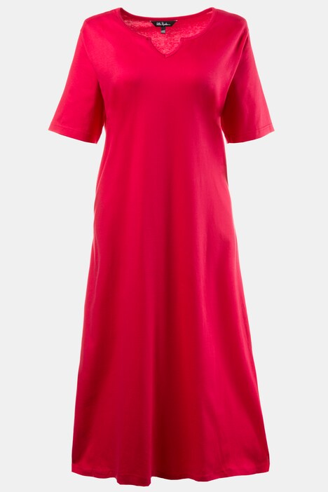 cotton knit maxi dress