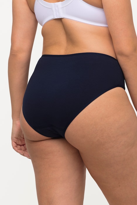 5 Packs Women's Underpants Stretch Cotton Underwear High Waisted