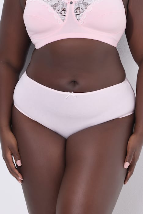 Culottes midi, lot de 5, coloris uni - jusqu'au 68/70