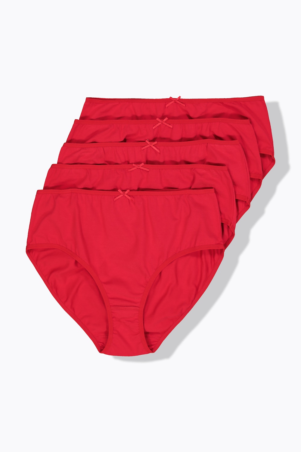 Midislips, set van 5, effen, tot maat 66/68