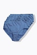 Slips midi, pack de 5, color liso, hasta la talla 68/70