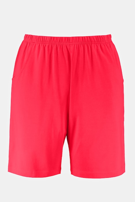 Cotton Elastic Waist Pocket Knit Shorts | Shorts | Pants