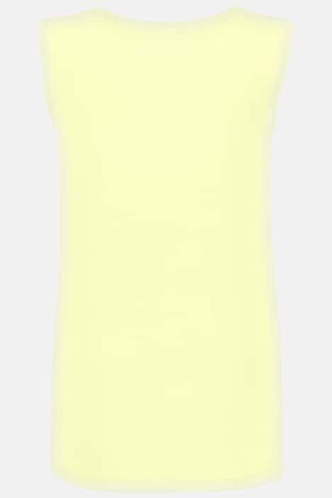 Slinkytop, V-Ausschnitt, ärmellos, Seitenschlitze