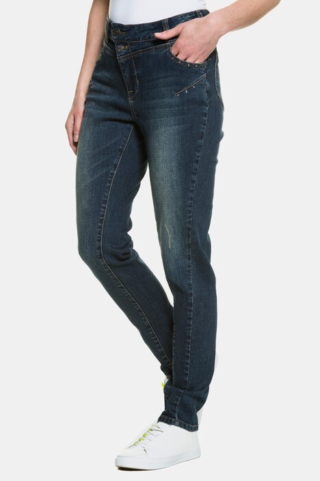 Boyfriendjeans Anna, Destroy-Effekte, Ziernieten