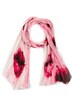 Lip Pucker Print Crinkle Scarf