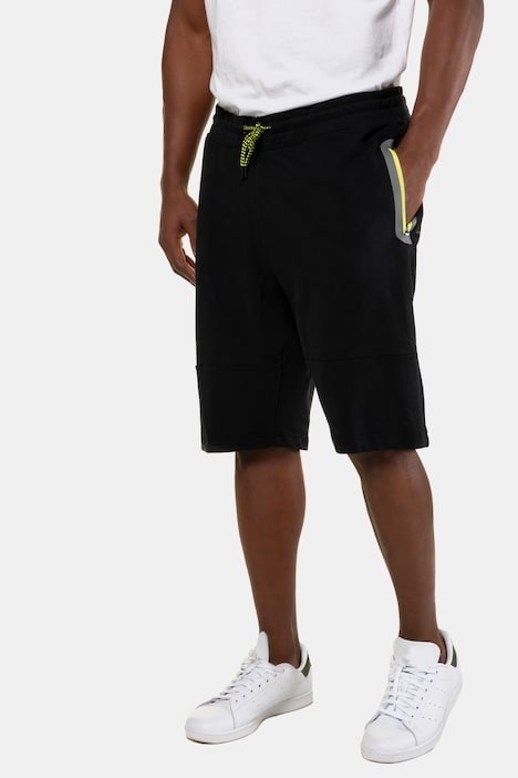 sweat shorts with zipper pockets