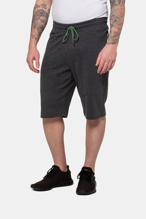 sweat shorts with zipper pockets