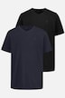T-Shirts, Basic, 2er-Pack, V-Ausschnitt, Halbarm, bis 8 XL