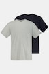 T-Shirts, Basic, 2er-Pack, V-Ausschnitt, Halbarm, bis 8 XL