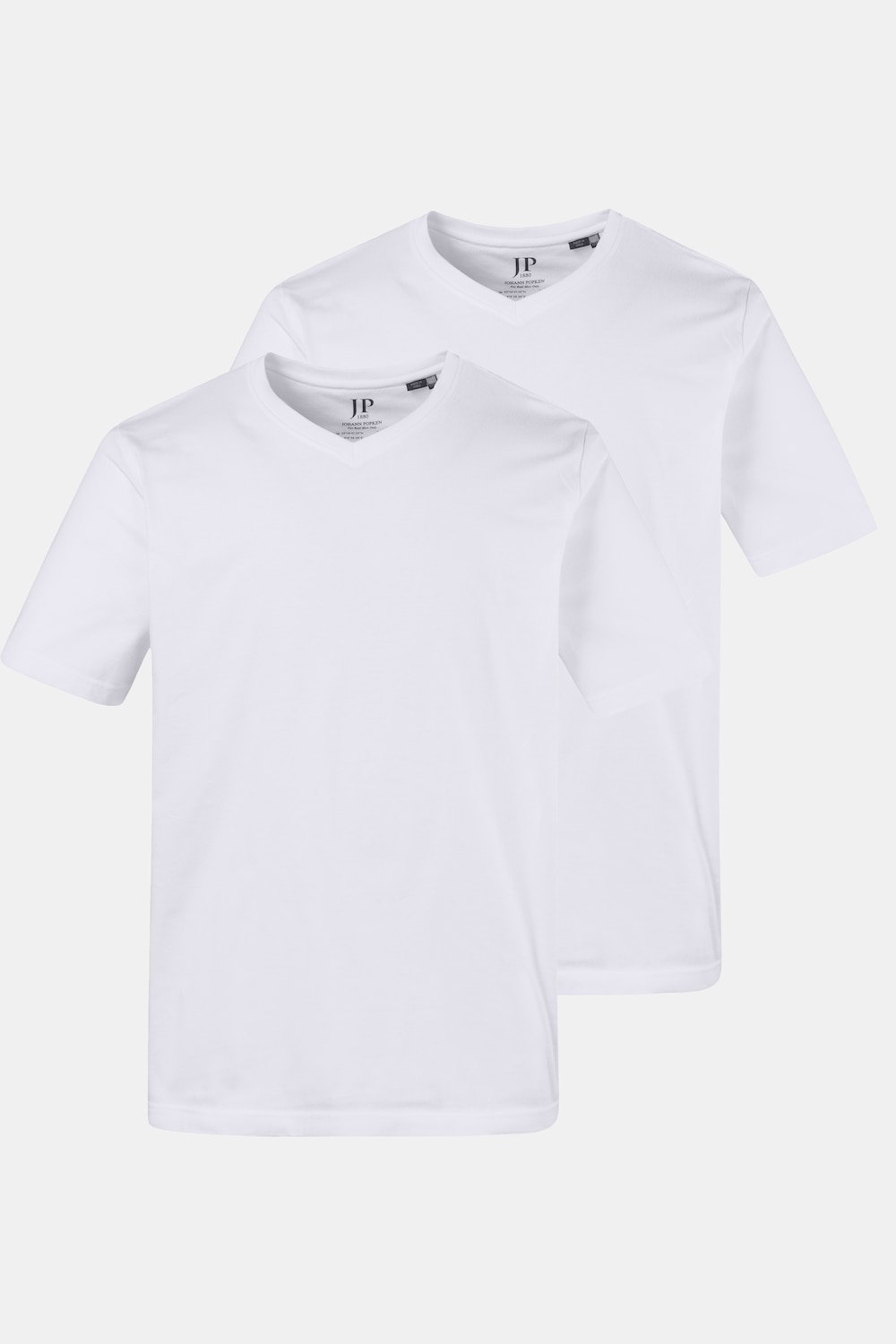 Grote Maten T-shirts, Heren, wit, Maat: 4XL, Katoen, JP1880