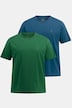 T-skjorter, basic, 2-pakning, V-hals, korte ermer, opptil 8XL