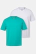 T-Shirts, Basic, 2er-Pack, V-Ausschnitt, Halbarm, bis 8 XL