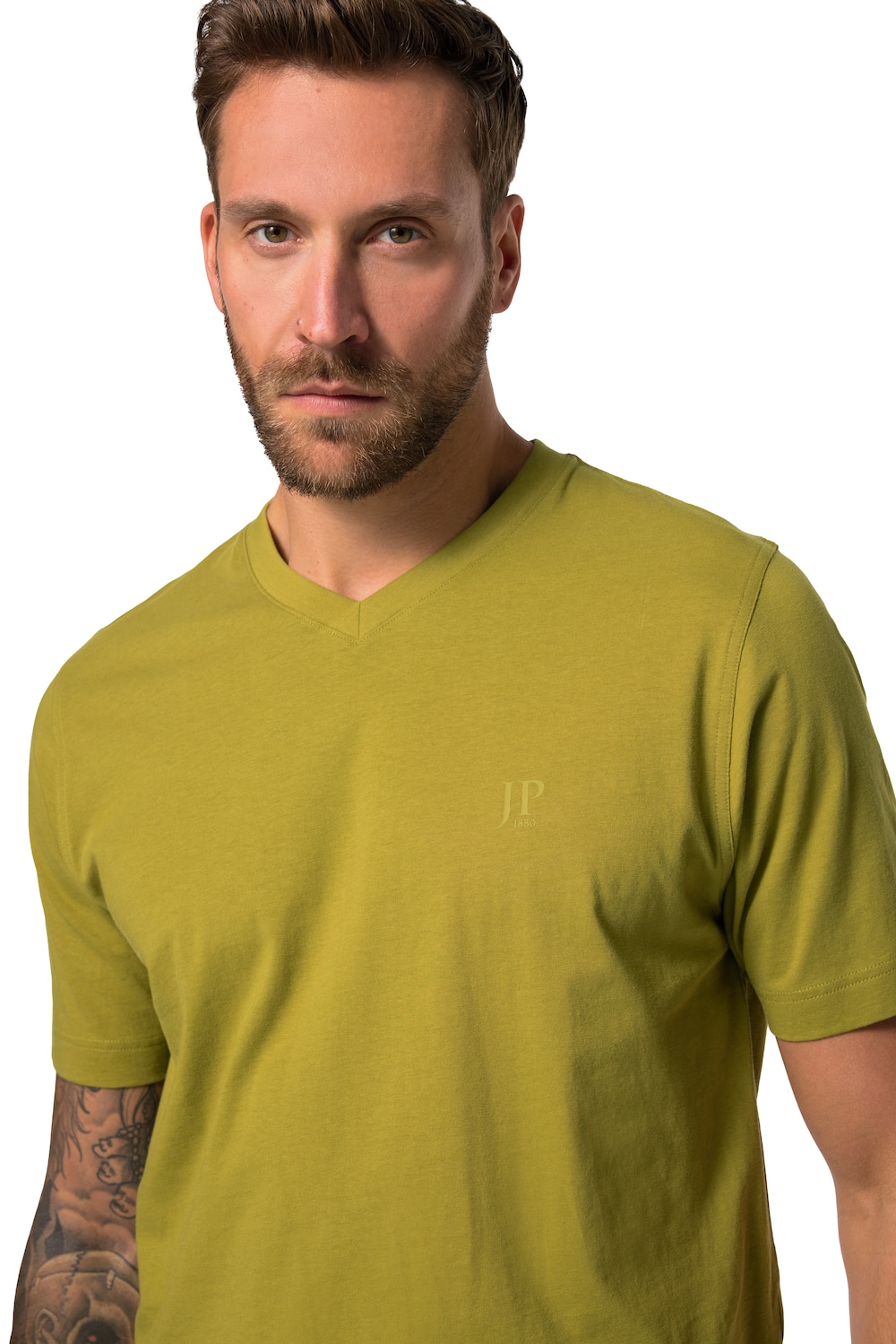 Stora storlekar T-shirt, Her, brun, storlek: XL, Bomull, JP1880