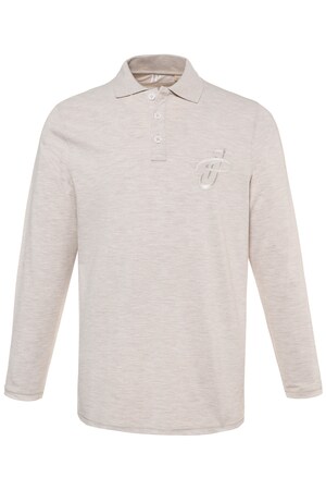 Jp1880 Ulla Popken Polo Met Lange Mouwen Grote Maten jp1880 kopen in de aanbieding