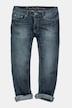 Super Stretch Used Look 5 Pocket Straight Fit Denim Jeans