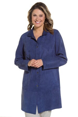 Ulla Popken Leren Longjack Grote Maten ulla popken kopen in de aanbieding