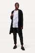 Strickjacke, lange, offene Form, weicher Feinstrick