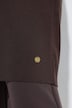 Strickjacke, lange, offene Form, Stehkragen, Langarm