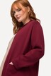 Long Pocket Open Front Cardigan Sweater