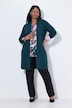 Strickjacke, lange, offene Form, weicher Feinstrick