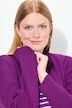 Strickjacke, lange, offene Form, weicher Feinstrick