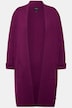 Strickjacke, lange, offene Form, weicher Feinstrick