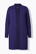 Strickjacke, lange, offene Form, weicher Feinstrick