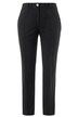 Bengaline Button Front Crease Sophie Fit Stretch Pants
