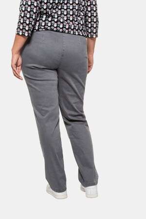 Duże rozmiary Spodnie ze streczu, damska, szare, rozmiar: 21, bawełna/elastan, Ulla Popken