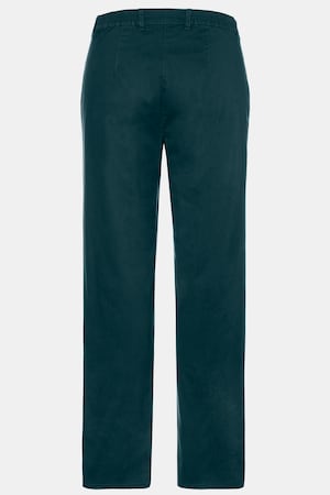Duże rozmiary Spodnie ze streczu, damska, niebiesko-zielone, rozmiar: 52, bawełna/elastan, Ulla Popken
