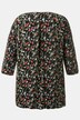 Touch of Red Floral Viscose Crepe Smocked Blouse