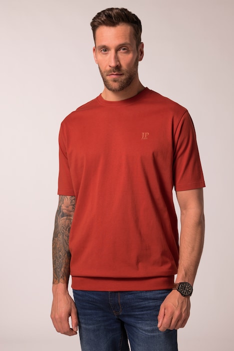 Maglia basic JP1880 con taglio speciale per l'addome e mezze maniche, disponibile dalla tg XXL alla tg. 10XL