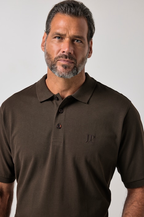 Poloshirt, basic, Buik-Fit, korte mouwen, piqué, XXL tot 10XL