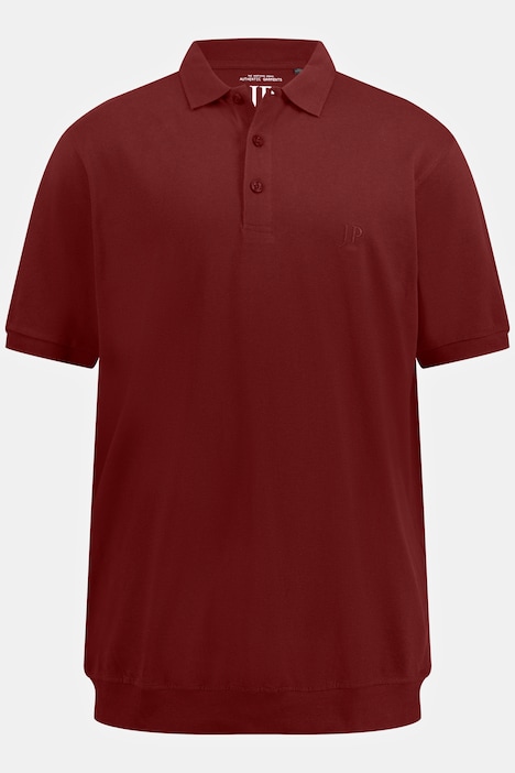 Poloshirt, basic, Buik-Fit, korte mouwen, piqué, XXL tot 10XL