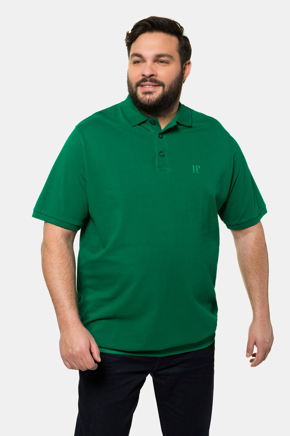 Grote Maten poloshirt, Heren, groen, Maat: 6XL, Katoen, JP1880