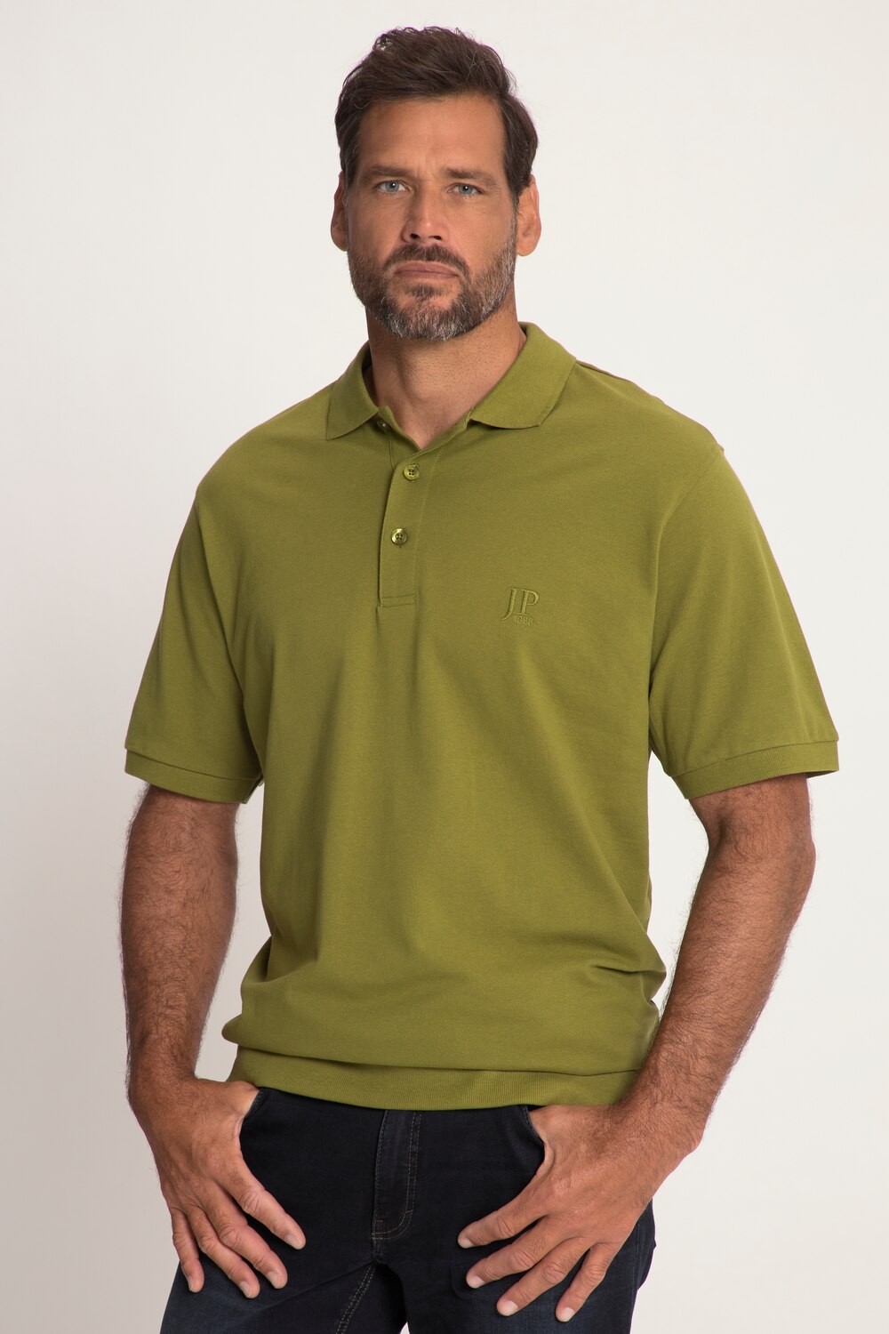 Grote Maten poloshirt, Heren, bruin, Maat: 4XL, Katoen, JP1880