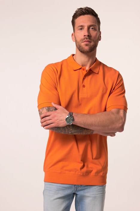 Poloshirt, Basic, Bauchfit, Halbarm, Piqué, XXL bis 10XL