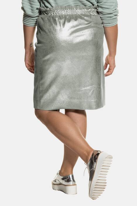 Rock, Metallic-Effekt, gerade Form, Elastikbund