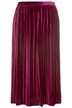 Velvet Pleat Stretch Knit Skirt