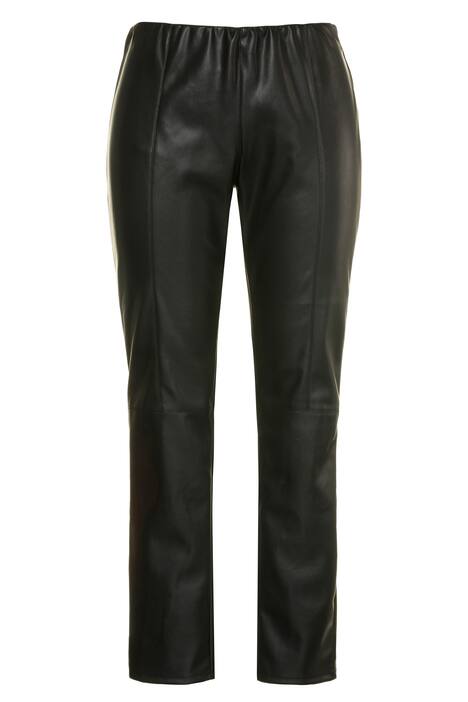 Faux Leather Seam Elastic Waist Sienna Fit Leggings
