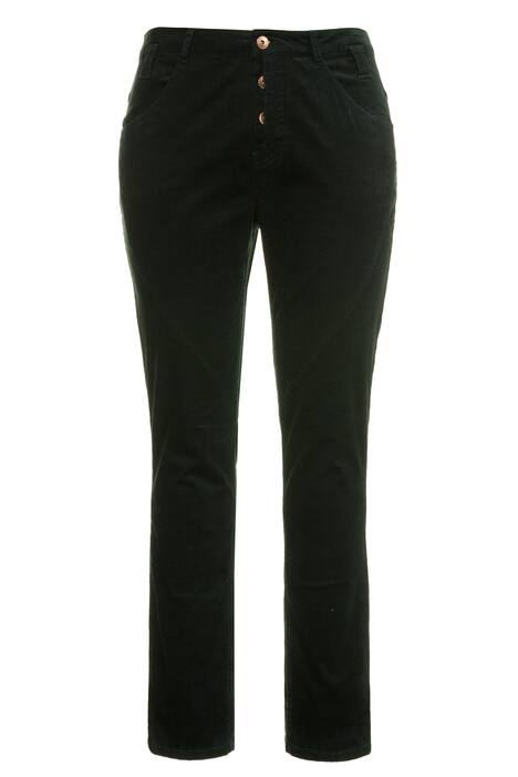 Curvy Corduroy Seamed Stretch 4 Pocket Pants