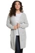 Diamond Design Open Front Pocket Cardigan Sweater