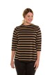 Pruhované tričko, stojáček, Punto di Roma, 3/4 rukávy