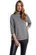Pruhované tričko, stojáček, Punto di Roma, 3/4 rukávy