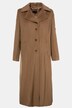 Elegant Button Front Long Wool Coat