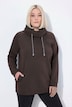 Sweatshirt, weiter Stehkragen, Taschen, Raglan-Langarm